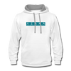 XZAKA Men "Say it" Motivational Hoodie - M7134 - white/gray