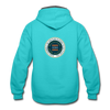 XZAKA Men "Say it" Motivational Hoodie - M7134 - scuba blue/asphalt