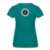 XZAKA - Women "Peace Within" Motivational T-Shirt - W2114 - teal