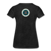 XZAKA - Women "Peace Within" Motivational T-Shirt - W2114 - charcoal gray