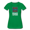 XZAKA - Women "Peace Within" Motivational T-Shirt - W2114 - kelly green