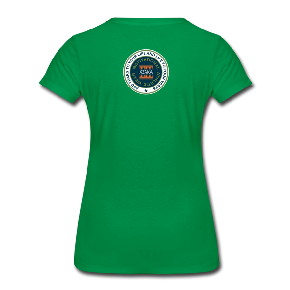 XZAKA - Women "Peace Within" Motivational T-Shirt - W2114 - kelly green