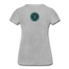 XZAKA - Women "Peace Within" Motivational T-Shirt - W2114 - heather gray