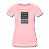 XZAKA - Women "Peace Within" Motivational T-Shirt - W2114 - pink