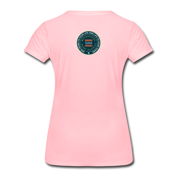 XZAKA - Women "Peace Within" Motivational T-Shirt - W2114 - pink