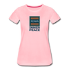 XZAKA - Women "Inner Peace" Motivational T-Shirt - W2117 - pink