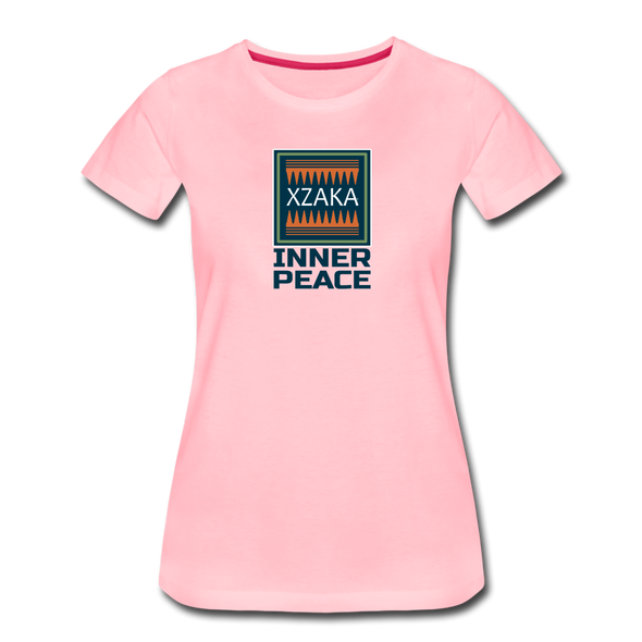 XZAKA - Women "Inner Peace" Motivational T-Shirt - W2117 - pink