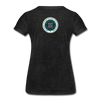 XZAKA - Women "Inner Peace" Motivational T-Shirt - W2118 - charcoal gray