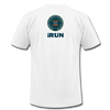 XZAKA - Women "iRUN" Motivational T-Shirt - W2122 - white