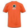 XZAKA - Women "iRUN" Motivational T-Shirt - W2121 - orange