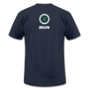 XZAKA - Women "iRUN" Motivational T-Shirt - W2121 - navy