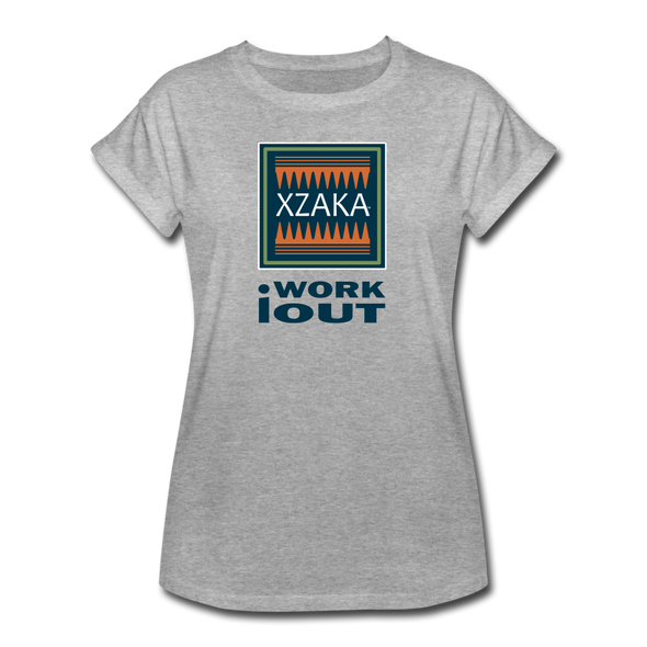 XZAKA - Women "Peace Within" Motivational T-Shirt - W2115 - heather gray