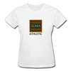 XZAKA - Women "Athletic" Motivational T-Shirt - W2128 - white