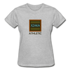 XZAKA - Women "Athletic" Motivational T-Shirt - W2128 - heather gray