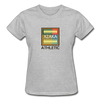 XZAKA - Women "Athletic" Motivational T-Shirt - W2129 - heather gray