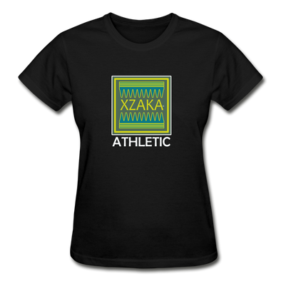 XZAKA - Women "Athletic" Motivational T-Shirt - W2130 - black