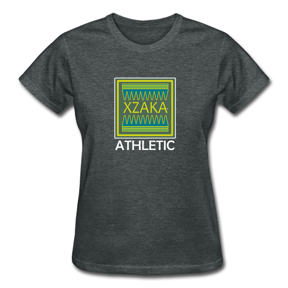 XZAKA - Women "Athletic" Motivational T-Shirt - W2130 - deep heather