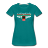 XZAKA - Women "Make It Happen" Motivational T-Shirt - W2131 - teal