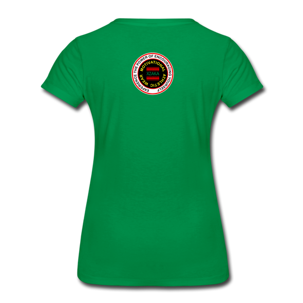 XZAKA - Women "Make It Happen" Motivational T-Shirt - W2131 - kelly green