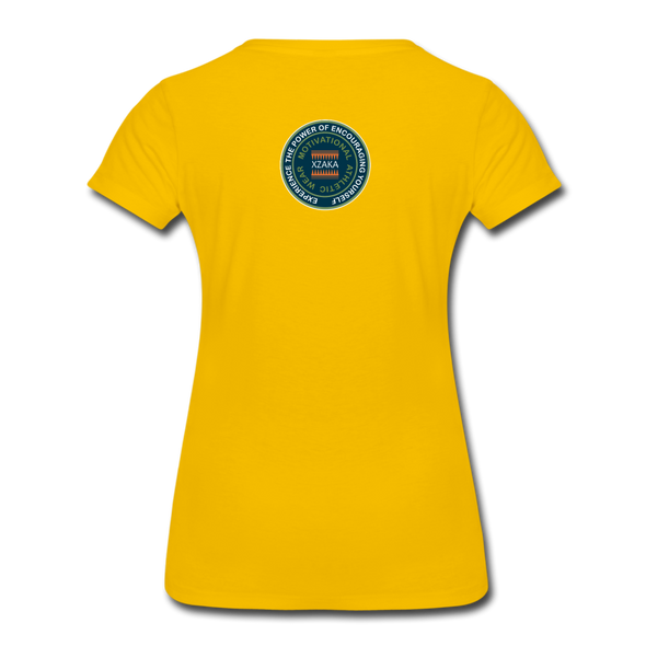 XZAKA - Women "You Can Do This" Motivational T-Shirt - W2135 - sun yellow