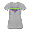 XZAKA - Women "Never Give Up" Motivational T-Shirt - W2134 - heather gray