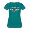 XZAKA - Women "You Can Do This" Motivational T-Shirt - W2136 - teal