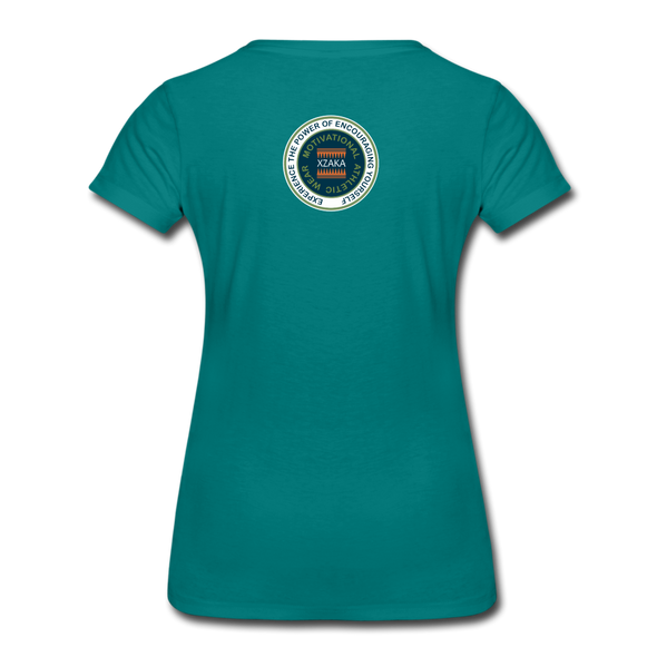 XZAKA - Women "You Can Do This" Motivational T-Shirt - W2136 - teal