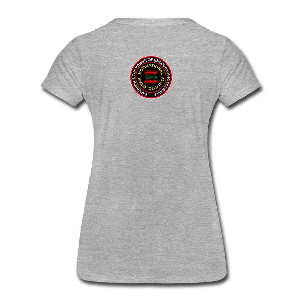 XZAKA - Women "Game On" Motivational T-Shirt - M2269-1 - heather gray