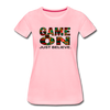 XZAKA - Women "Game On" Motivational T-Shirt - M2269-1 - pink