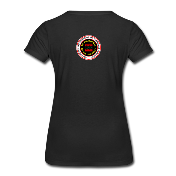 XZAKA - Women "Game On" Motivational T-Shirt - M2269-2 - black