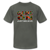 XZAKA - Women "Game On" Motivational T-Shirt - M2271-2 - asphalt