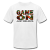 XZAKA - Women "Game On" Motivational T-Shirt - M2270-1 - white