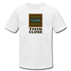 XZAKA - Women "This Close" Motivational T-Shirt - M2271 - white