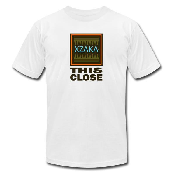 XZAKA - Women "This Close" Motivational T-Shirt - M2271 - white