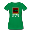 XZAKA - Women "On The Run" Motivational T-Shirt - W2142 - kelly green