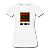 XZAKA - Women "iRIDE" Motivational T-Shirt - W2146 - white