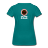 XZAKA - Women "iRide" Motivational T-Shirt - W2146 - teal