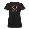 XZAKA - Women "iRide" Motivational T-Shirt - W2146 - charcoal gray