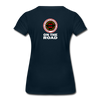 XZAKA - Women "iRide" Motivational T-Shirt - W2146 - deep navy