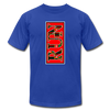 XZAKA - Women "RUN" Motivational T-Shirt - W2150 - royal blue