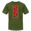 XZAKA - Women "RUN" Motivational T-Shirt - W2150 - olive