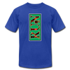 XZAKA - Women "RUN" Motivational T-Shirt - W2152 - royal blue