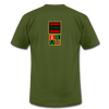 XZAKA - Women "RUN" Motivational T-Shirt - W2152 - olive