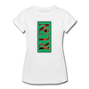 XZAKA - Women "RUN" Motivational T-Shirt - W2153 - white