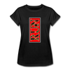 XZAKA - Women "RUN" Motivational T-Shirt - W2156 - black