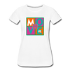 XZAKA - Women "Move It" Motivational T-Shirt - W2156 - white