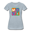 XZAKA - Women "Move It" Motivational T-Shirt - W2156 - heather ice blue