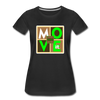 XZAKA - Women "Move It" Motivational T-Shirt - W2159 - black