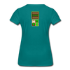 XZAKA - Women "Move It" Motivational T-Shirt - W2159 - teal