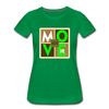 XZAKA - Women "Move It" Motivational T-Shirt - W2159 - kelly green